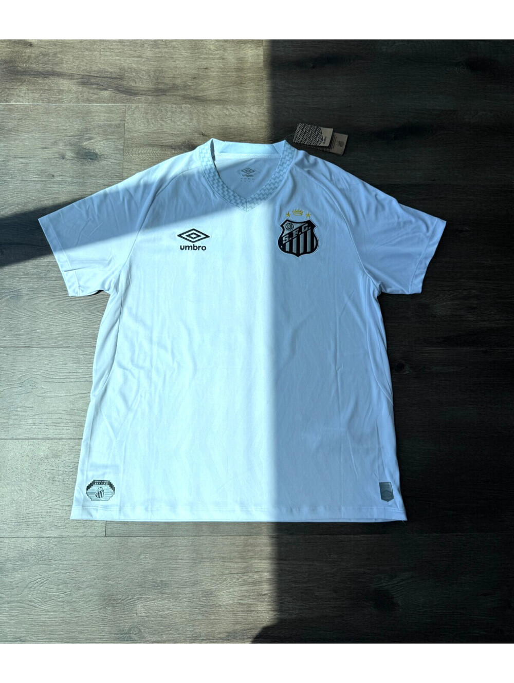 Santos FC Neymar 10 Jersey Umbro Fan - White Black Authentic 2025 Brand New Tags